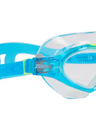 Zoggs Zoggs Super Seal Junior Mask - 6-14yrs - Light Blue/Yellow Clear Lens 461346 Zoggs Phantom Junior Mask Splash Swimwear Goggles 194151221817
