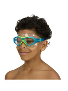 Zoggs Zoggs Super Seal Junior Mask - 6-14yrs - Light Blue/Yellow Clear Lens 461346 Zoggs Phantom Junior Mask Splash Swimwear Goggles 194151221817