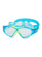 Zoggs Zoggs Super Seal Junior Mask - 6-14yrs - Light Blue/Yellow Clear Lens 461346 Zoggs Phantom Junior Mask Splash Swimwear Goggles 194151221817