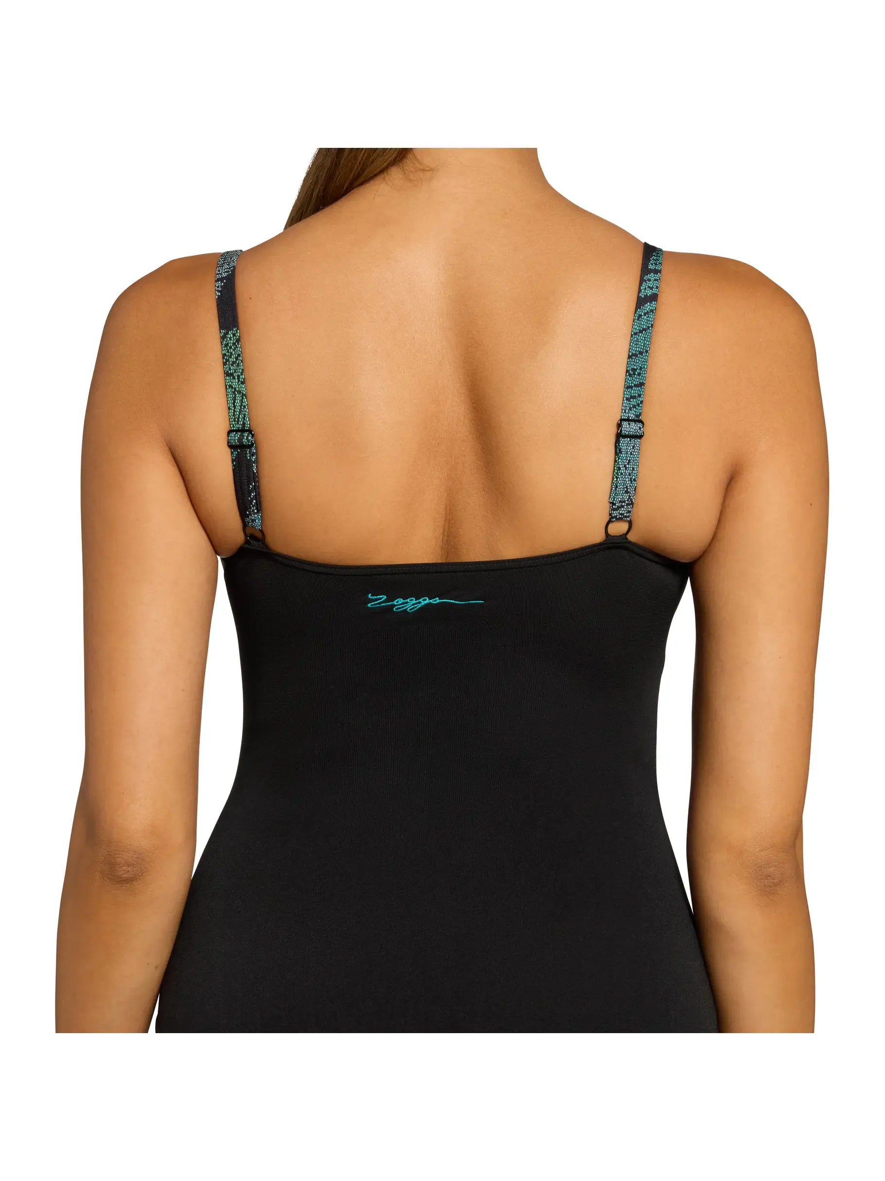 Zoggs Zoggs Womens Mystery Classicback One Piece - Evergreen Zoggs Womens Mystery Classicback One Piece - Evergreen Splash Swimwear One Pieces