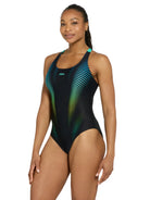 Zoggs Zoggs Womens Powerback Extender One Piece - Mint Zoggs Womens Powerback Extender One Piece - Mint Splash Swimwear One Pieces