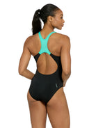 Zoggs Zoggs Womens Powerback Extender One Piece - Mint Zoggs Womens Powerback Extender One Piece - Mint Splash Swimwear One Pieces