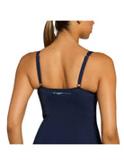 Zoggs Zoggs Womens Ruched Front One Piece Zoggs Womens Ruched Front One Piece Splash Swimwear One Pieces