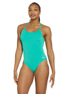 Zoggs Zoggs Womens Sprintback Ecolast+ One Piece 462587-MINT-8 Zoggs Womens Sprintback Ecolast+ One Piece Splash Swimwear One Pieces Mint / AU8/US4 194151209808