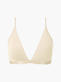 Form To Body Triangle Bra - Stone - Calvin Klein - Splash Swimwear  - calvin klein, May22, new accessories, new arrivals - Splash Swimwear 