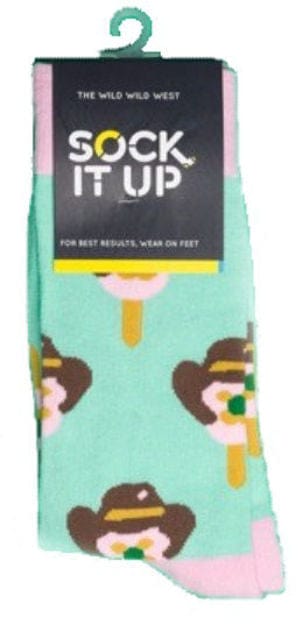 The Wild West - Sock It Up - Splash Swimwear  - Aug22, Christmas, Sock It Up, socks - Splash Swimwear 