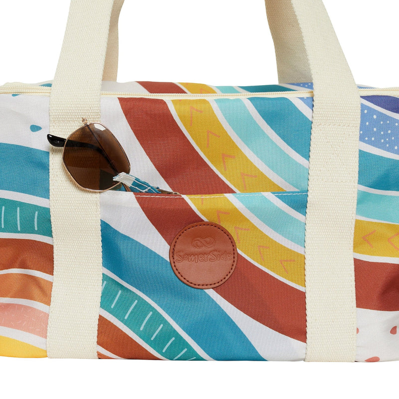 Rainbow Coller Bag - SomerSide - Splash Swimwear  - bags, beach bags, NOV21, SomerSide - Splash Swimwear 