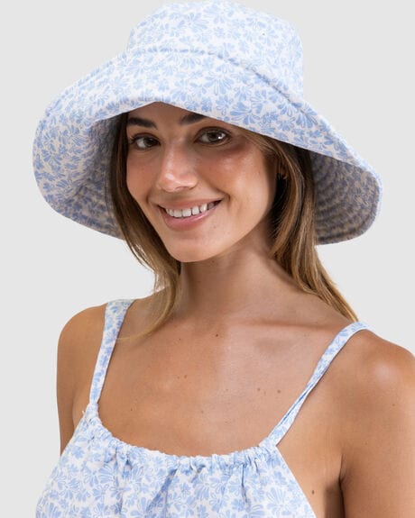 Voleta Floral Hat - Rhythm - Splash Swimwear  - Aug22, hats, new accessories, rhythm women, rythm, Womens hats - Splash Swimwear 