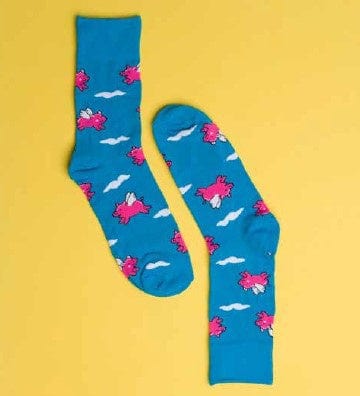 If Pigs Could Fly - Sock It Up - Splash Swimwear  - Aug22, Christmas, Sock It Up, socks - Splash Swimwear 
