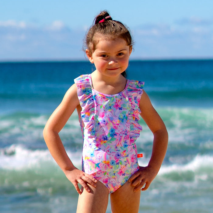 Girls Miss Dreamer One Piece - Salty Ink - Splash Swimwear  - Bikini Set, girls 00-7, June22, new arrivals, new kids, new swim, salty ink - Splash Swimwear 
