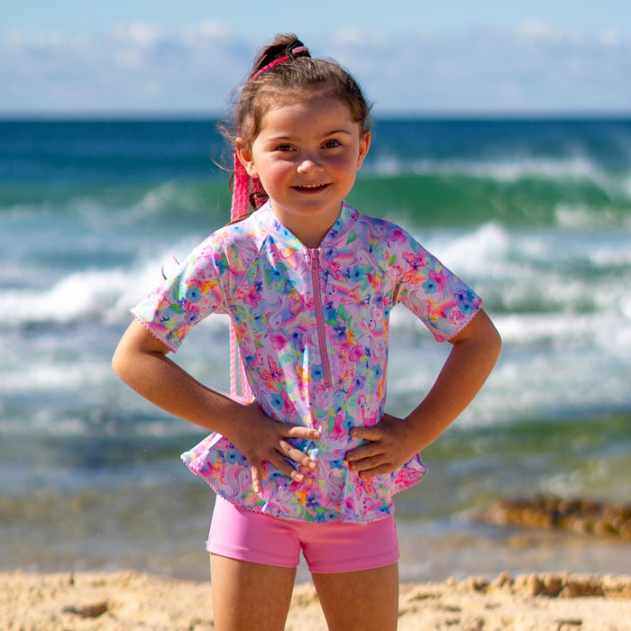 Girls Miss Dreamer Playsuit - Salty Ink - Splash Swimwear  - girls 00-7, June22, new arrivals, new kids, new swim, salty ink - Splash Swimwear 
