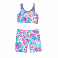 Island Girl Action Bikini Set - Seaspray - Salty Ink - Splash Swimwear  - girls 8-16, June22, kids, salty ink - Splash Swimwear 
