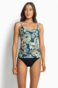 Milla Twist Front Singlet - Artic - Sunseeker - Splash Swimwear  - Aug22, new arrivals, new swim, sunseeker, Tankini Top, women swimwear - Splash Swimwear 