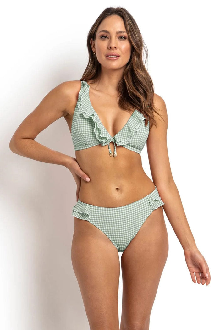 Gidget Frill Bikini Top - Sunseeker - Splash Swimwear  - Bikini Tops, Mar23, sunseeker, women swimwear - Splash Swimwear 