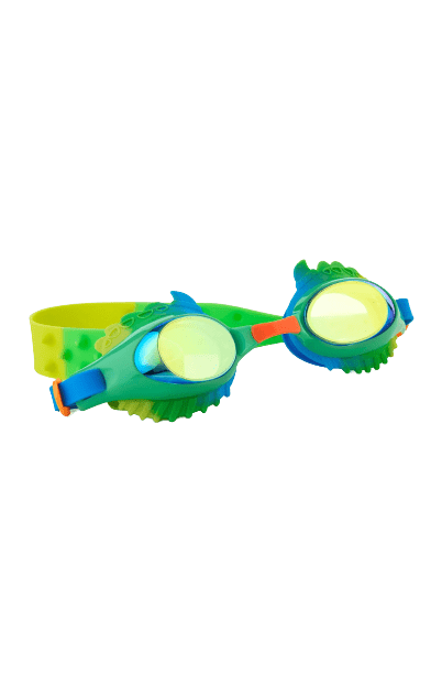 Dylan The Dino - Pheonix Green - Bling2o - Splash Swimwear  - bling2o, goggles, kids accessories, kids goggles, kids swim accessories, Nov22 - Splash Swimwear 