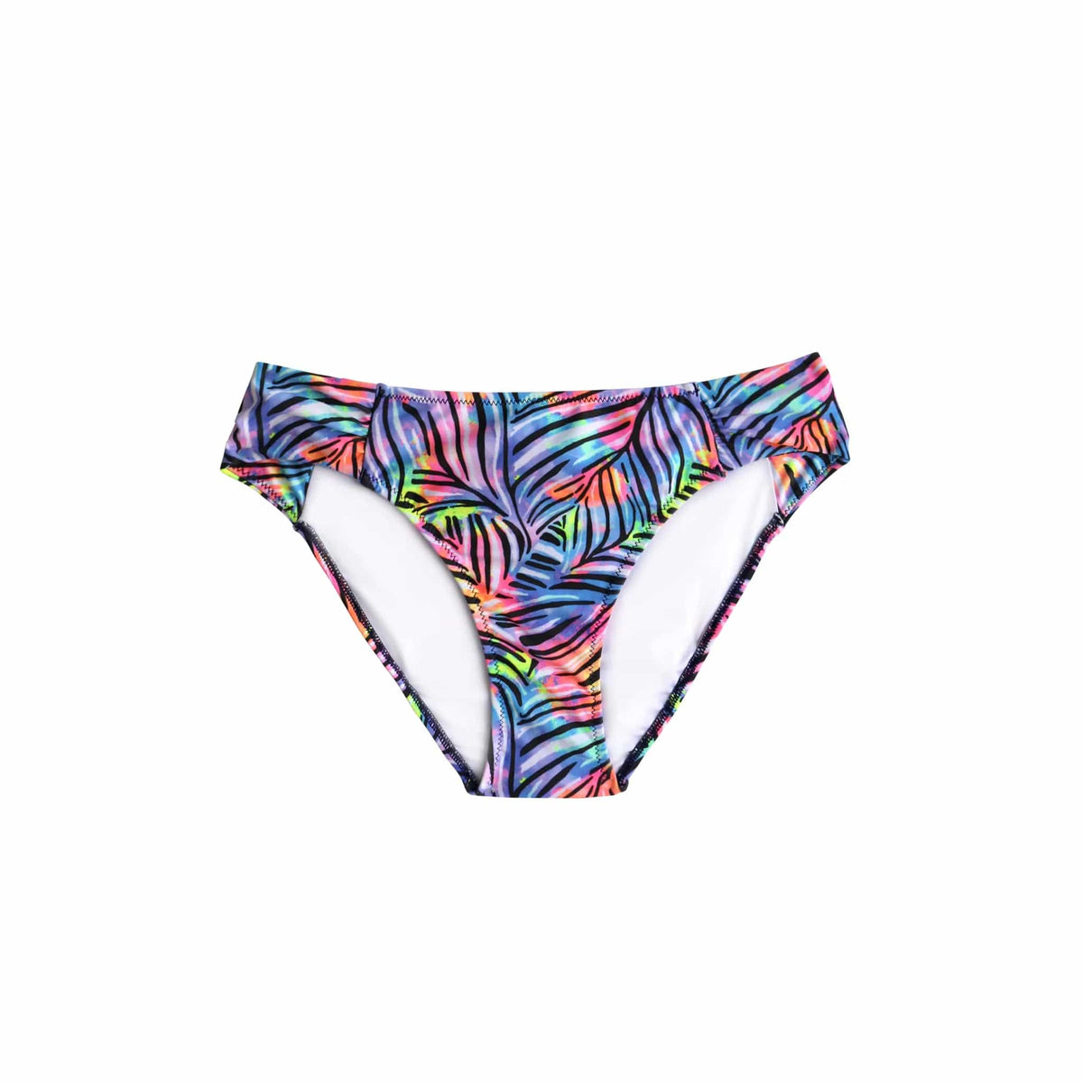 Neon Tropic Tribe Tab Side Pant - Salty Ink - Splash Swimwear  - Bikini Bottom, bikini bottoms, Ladies Salty Ink, new arrivals, new swim, Nov22, salty ink, Seperates, Swim Seperates, women swimwear - Splash Swimwear 
