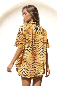Tora Aveline Shirt - Amber - Tigerlily - Splash Swimwear  - Nov22, SALE, Shirt, Tigerlily, women shirt - Splash Swimwear 