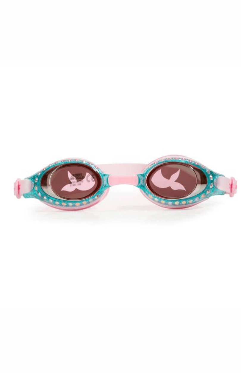 Mermaid Rhinestone Goggles - Jewel Pink - Bling2o - Splash Swimwear  - bling2o, goggles, kids accessories, kids goggles, Mar23, new accessories, new arrivals - Splash Swimwear 