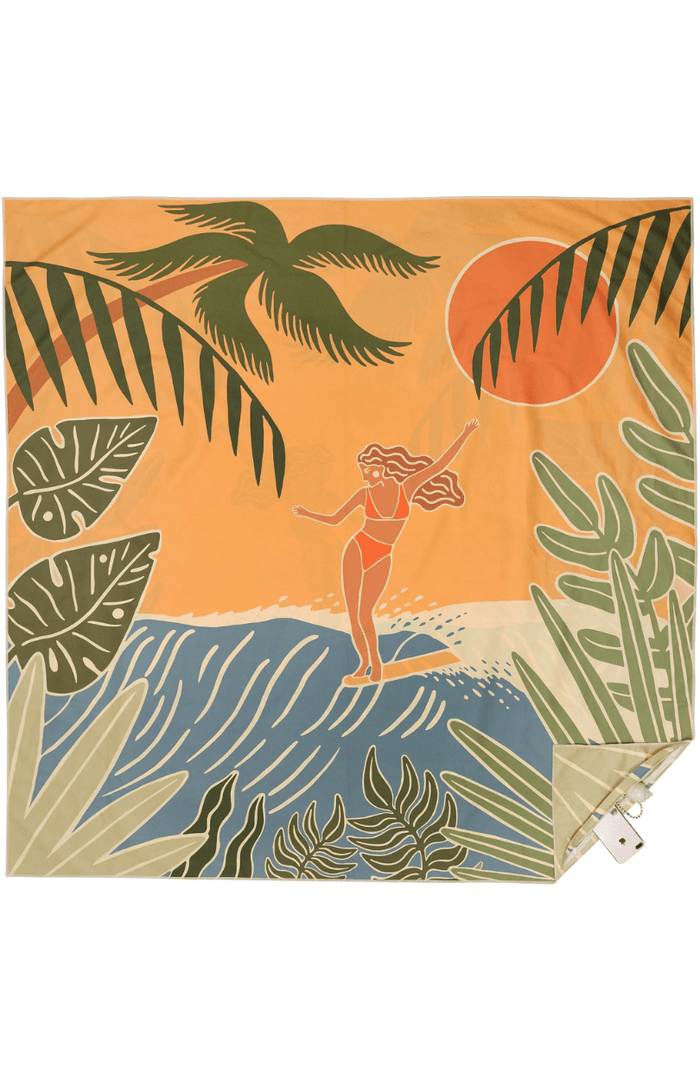 Jungle Surfer Towel - XL - SomerSide - Splash Swimwear  - beach towel, new arrivals, Sept22, somerside - Splash Swimwear 