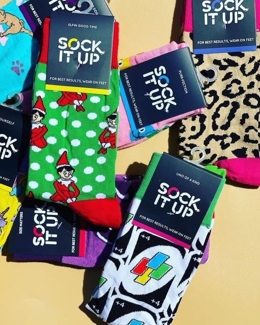 Elfin Good Time - Sock It Up - Splash Swimwear  - Aug22, Christmas, Sock It Up, socks - Splash Swimwear 