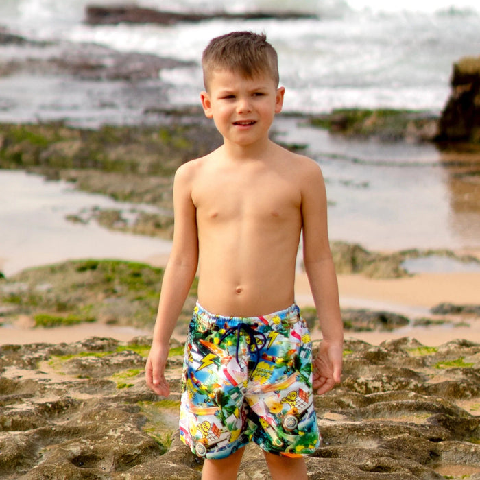 Boys Mash Up Bordie - Salty Ink - Splash Swimwear  - boys, boys 00-7, Boys 8 - 16, kids, Nov22, salty ink - Splash Swimwear 