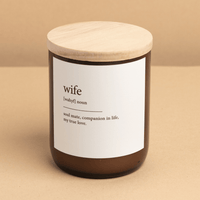 Dictionary Candle - Wife* - The Commonfolk - Splash Swimwear  - candles, gifting, health & beauty, Nov22, the commonfolk - Splash Swimwear 
