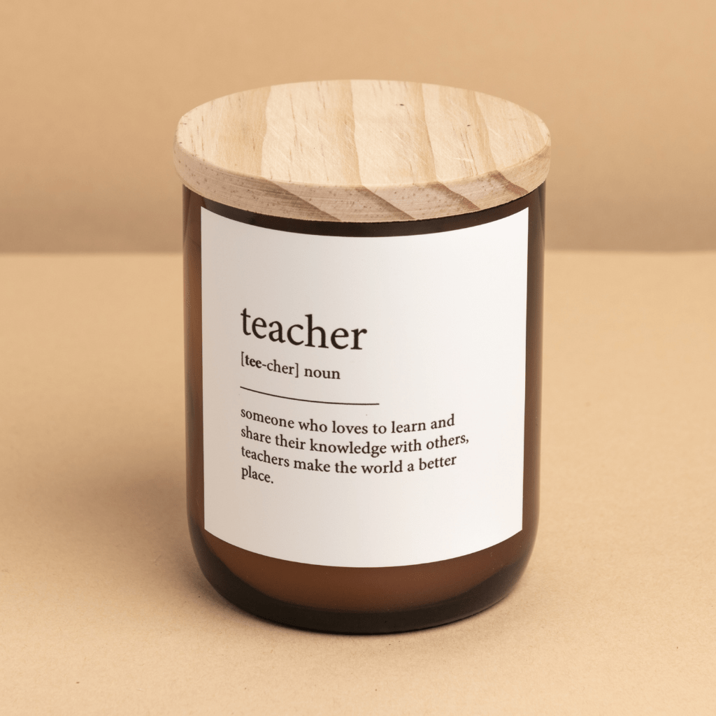 Dictionary Candle - Teacher* - The Commonfolk - Splash Swimwear  - candles, gifting, health & beauty, new arrivals, Nov22, the commonfolk - Splash Swimwear 
