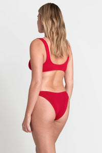 Malibu Crop - Baywatch Red - Bond Eye - Splash Swimwear  - Bikini Top, Bikini Tops, bond eye, Feb23, new arrivals, new swim, women swimwear - Splash Swimwear 