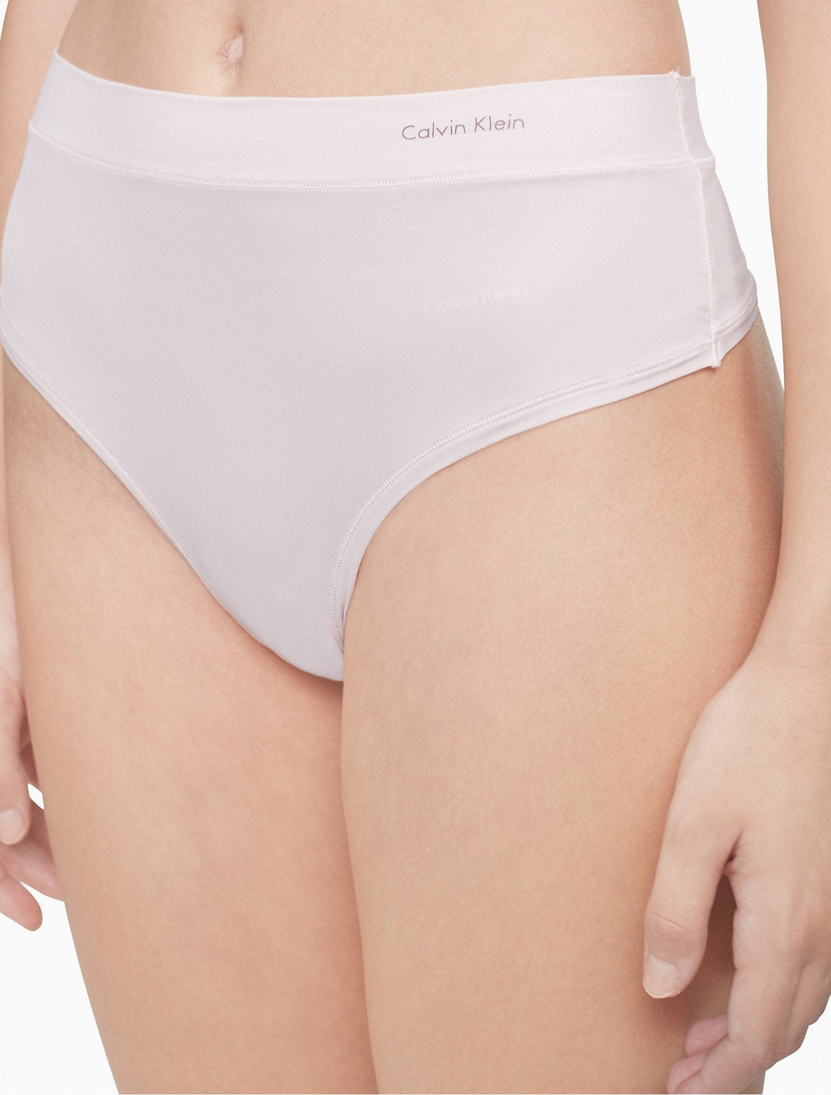 Microfiber One Size High Waist Thong - Calvin Klein - Splash Swimwear  - calvin klein, CK, lingerie - Splash Swimwear 