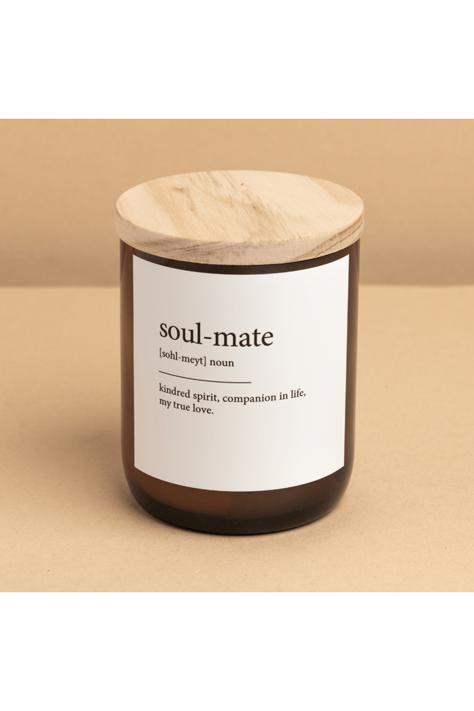 Dictionary Candle - Soul Mate - The Commonfolk - Splash Swimwear  - candles, gifting, health & beauty, new arrivals, Nov22, the commonfolk - Splash Swimwear 