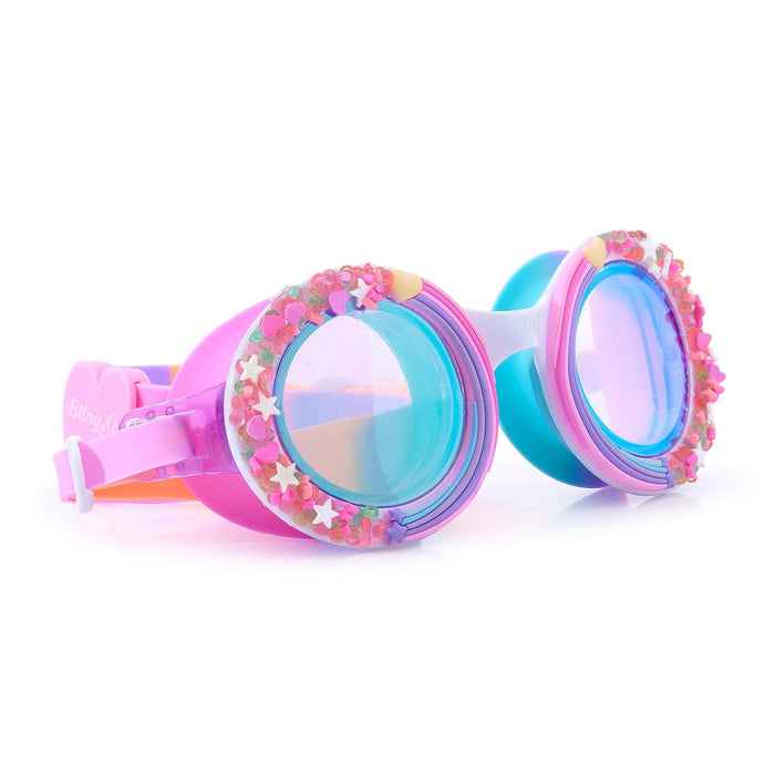 Swim Goggles Cup Cake - Blue Berry - Bling2o - Splash Swimwear  - bling2o, Feb22, goggles, kids accessories, kids goggles - Splash Swimwear 