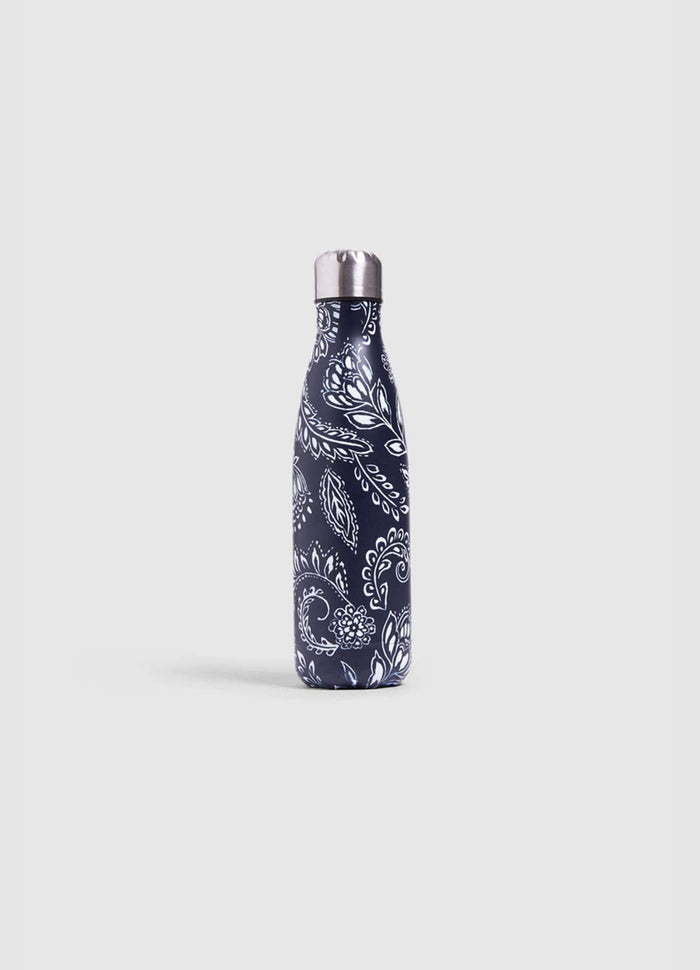 Folklore Water Bottle - True Navy - Seafolly - Splash Swimwear  - accessories, Oct21, Seafolly - Splash Swimwear 