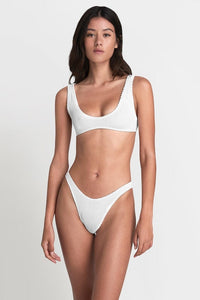 Sinner Brief - Optic White - Bond Eye - Splash Swimwear  - bikini bottoms, bound, Jan22, women swimwear - Splash Swimwear 