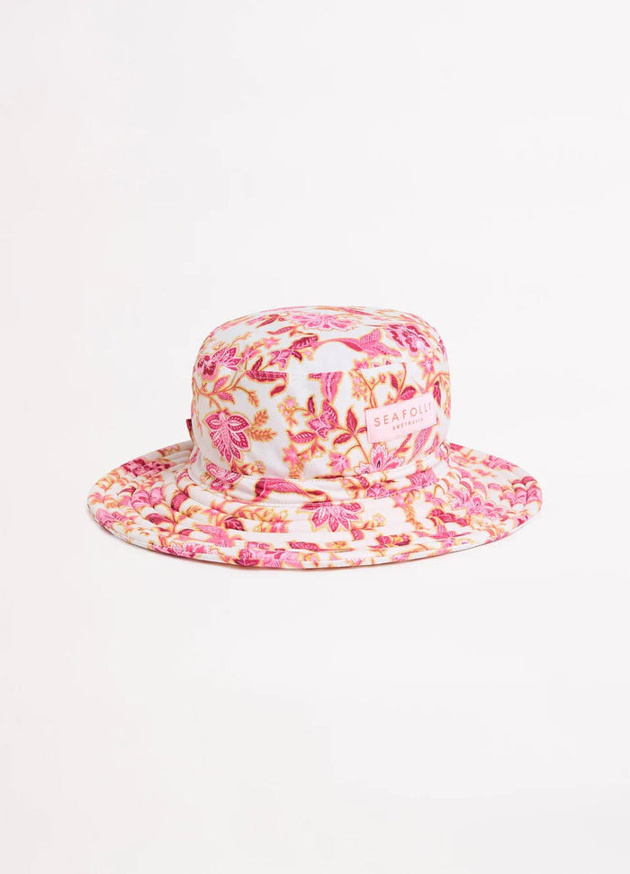 Girls Silk Road Bucket Hat - Seafolly Girls - Splash Swimwear  - April23, hats, Kids Hats, new arrivals, new girls, new kids, Seafolly Girls - Splash Swimwear 