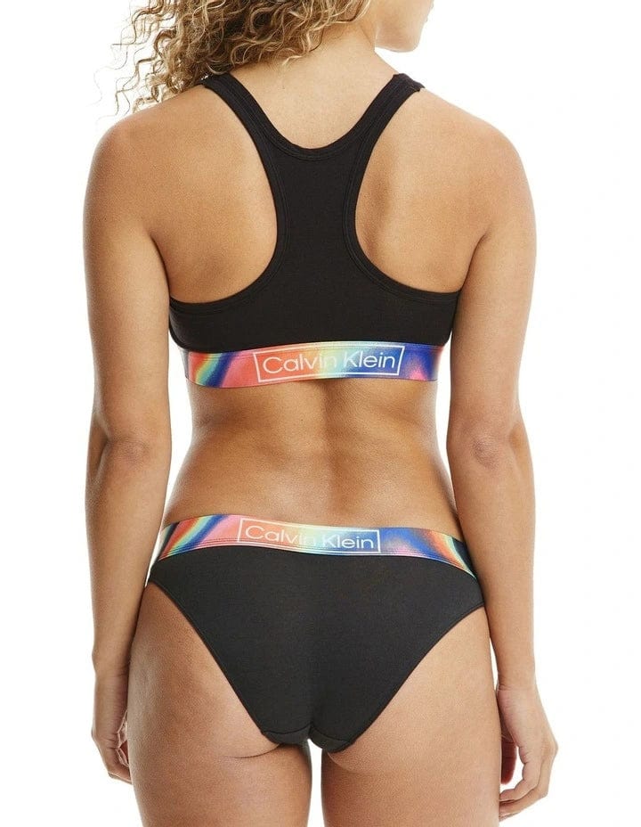 Pride Bralette - Black - Calvin Klein - Splash Swimwear  - calvin klein, lingerie, Mar22 - Splash Swimwear 