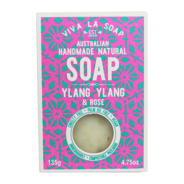 Natural Soap -  Ylang Ylang Rose (135g) - Viva La Body - Splash Swimwear  - health & beauty, Viva la body, Womens - Splash Swimwear 
