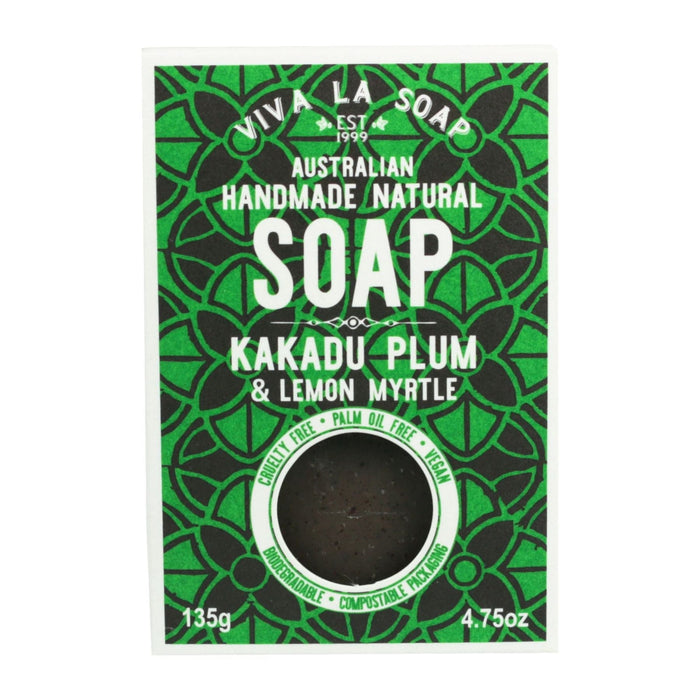 Natural Soap - Kakadu Plum & Lemon Myrtle (135g) - Viva La Body - Splash Swimwear  - health & beauty, Viva la body, Womens - Splash Swimwear 