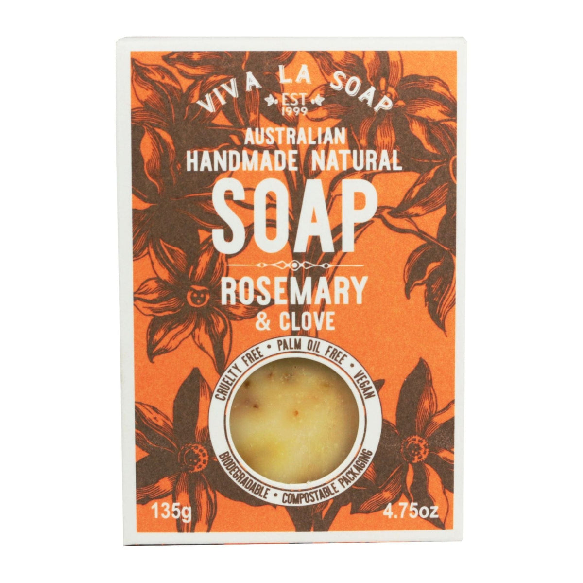 Natural Soap -  Rosemary Clove (135g) - Viva La Body - Splash Swimwear  - health & beauty, Viva la body - Splash Swimwear 