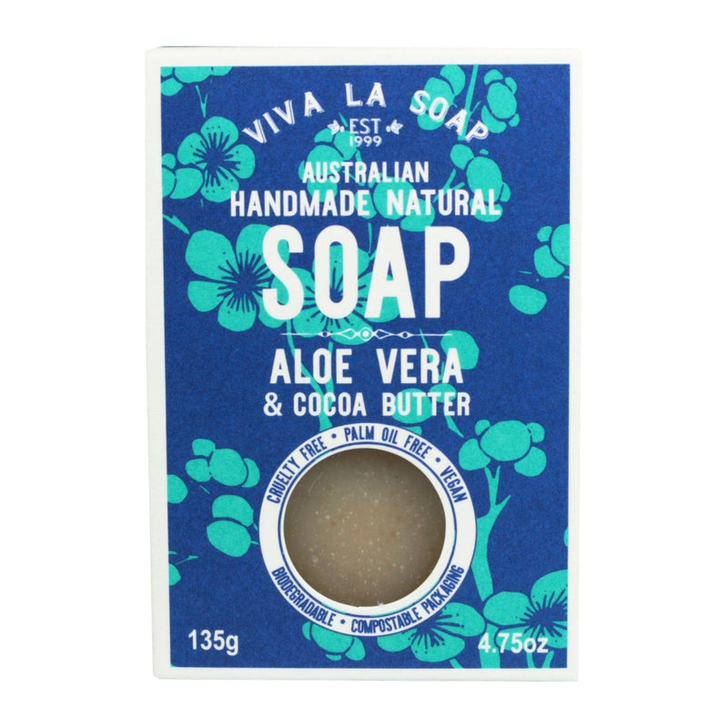 Natural Soap - Aloe Vera & Cocoa Butter (135g)* - Viva La Body - Splash Swimwear  - health & beauty, Viva la body - Splash Swimwear 