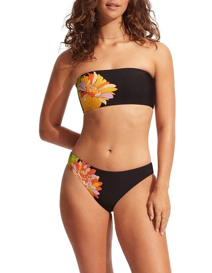 Summer Salt Hipster Pant - Black - Seafolly - Splash Swimwear  - bikini bottoms, Dec22, Seafolly, Womens, womens swim - Splash Swimwear 