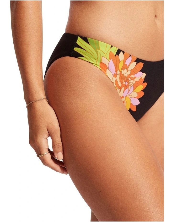 Summer Salt Hipster Pant - Black - Seafolly - Splash Swimwear  - Bikini Bottom, Dec22, Seafolly, women swimwear - Splash Swimwear 