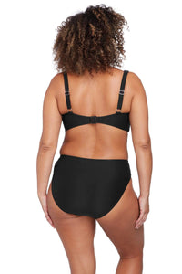 Hues Monet Curve Fit Mid Rise Swim Pant - Artesands - Splash Swimwear  - artesands, Bikini Bottom, sept21, women swimwear - Splash Swimwear 