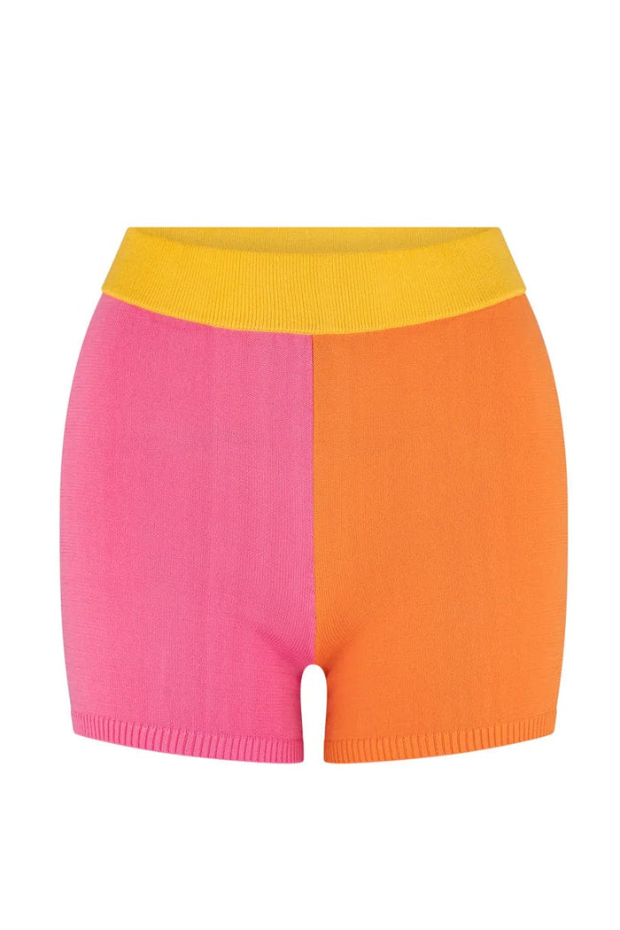 Aphrodite Freya Knit Shorts - Multi Splice - Tigerlily - Splash Swimwear  - new women, Nov22, SALE, Shorts, Tigerlily, women clothing - Splash Swimwear 
