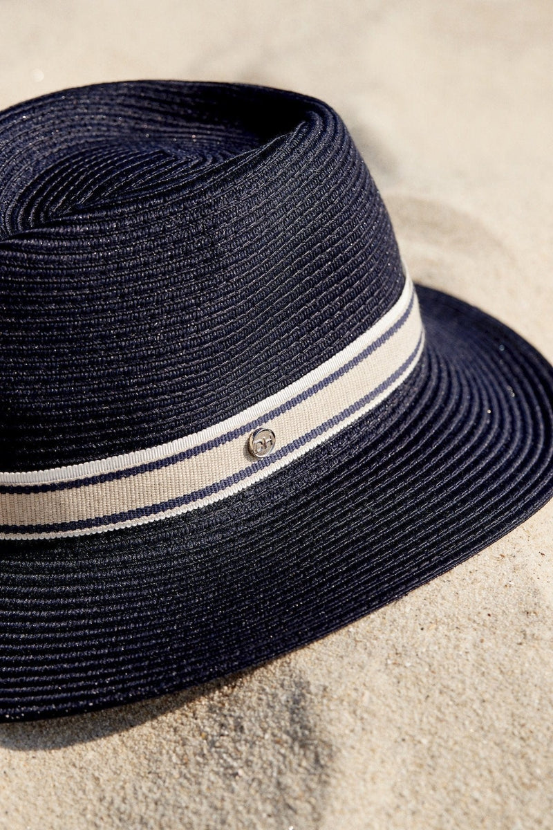 Huntingdale Fedora - Navy - Canopy Bay - Splash Swimwear  - canopy bay, hats - Splash Swimwear 