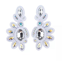 Bohemian Peacock Earrings - Glitterbugs - Splash Swimwear  - earrings, Feb22, glitterbugs, Womens - Splash Swimwear 