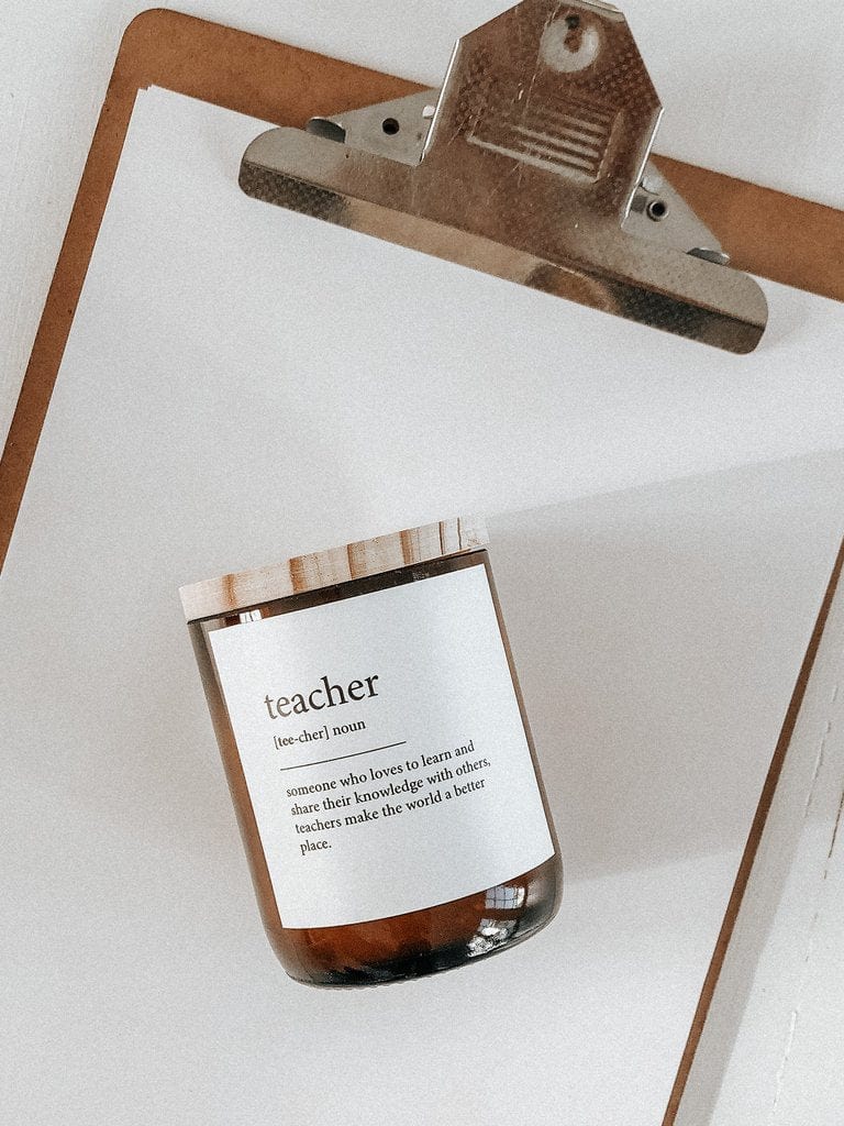Dictionary Candle - Teacher* - The Commonfolk - Splash Swimwear  - candles, gifting, health & beauty, new arrivals, Nov22, the commonfolk - Splash Swimwear 