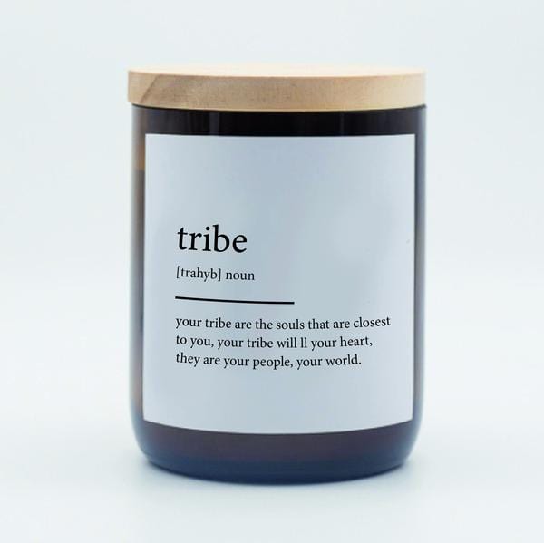 Dictionary Candle - Tribe - The Commonfolk - Splash Swimwear  - candles, gifting, health & beauty, new arrivals, Nov22, the commonfolk - Splash Swimwear 