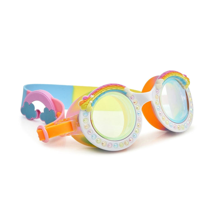 Good Vibes Rainbow Swim Goggles - Bling2o - Splash Swimwear  - bling2o, goggles, kids goggles - Splash Swimwear 
