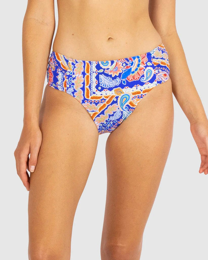 Gypsy Mid Bikini Pant - Galactic Blue - Baku - Splash Swimwear  - Baku, bikini bottoms, Mar23, new arrivals, new swim, women swimwear - Splash Swimwear 
