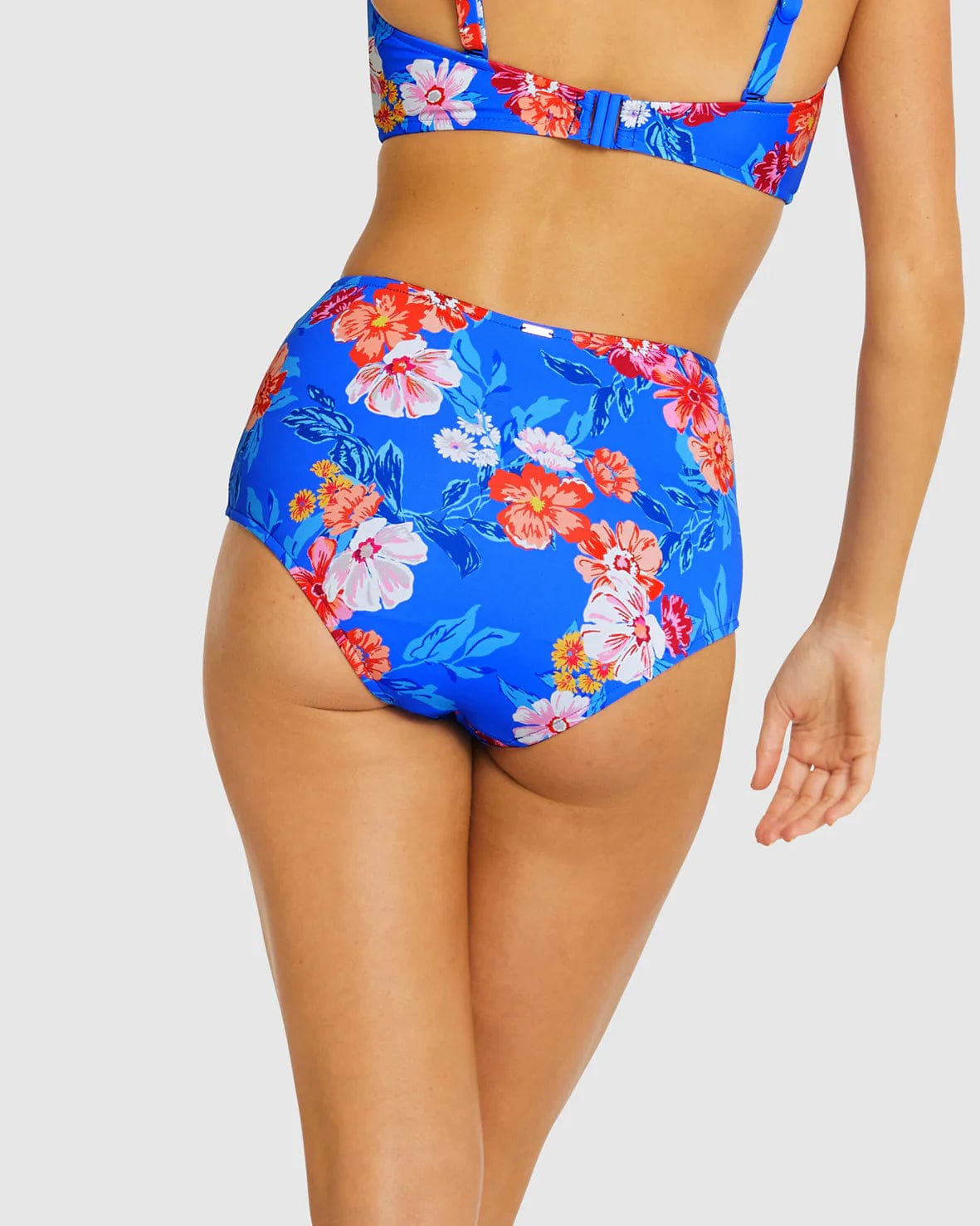 Mauritius High Waist Pant - Electric - Baku - Splash Swimwear  - Baku, bikini bottoms, new arrivals, new swim, Oct22, women swimwear - Splash Swimwear 